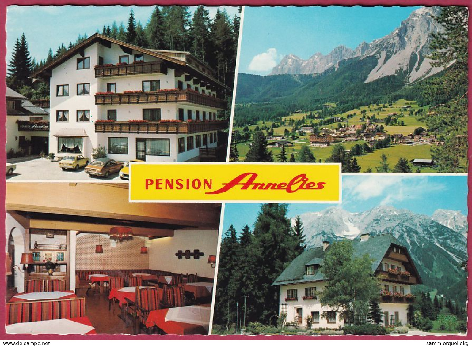 AK: Ramsau Am Dachstein - Pension Anneliese, Gelaufen 8. 6. 1976 (Nr. 4770) - Ramsau Am Dachstein