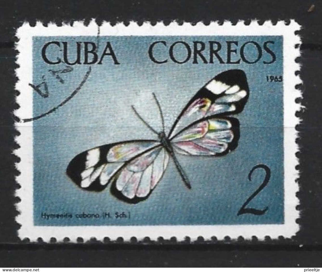 Cuba 1965 Butterfly Y.T. 882 (0) - Gebruikt