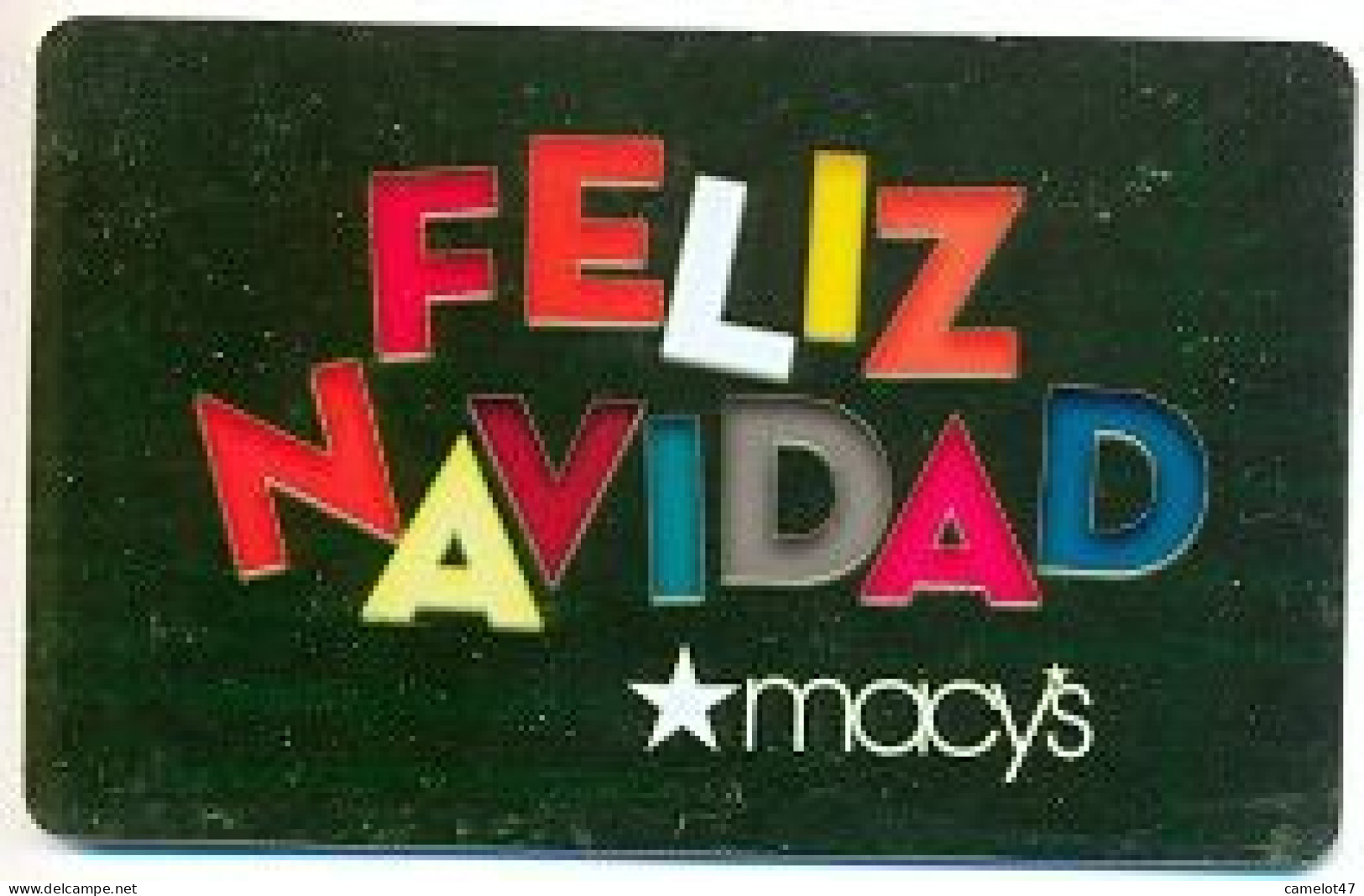 Macy's, U.S.A., Carte Cadeau Pour Collection, Sans Valeur # Macys-113 - Cadeaubonnen En Spaarkaarten