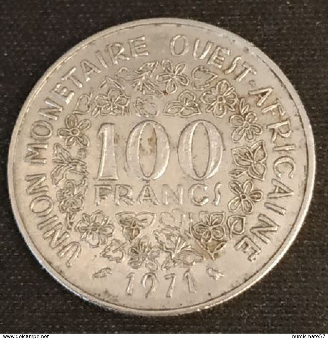 ETATS DE L'AFRIQUE DE L'OUEST - 100 FRANCS 1971 - KM 4 - Sonstige – Afrika