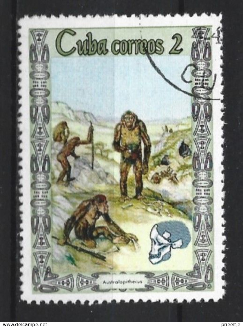 Cuba 1967  Origins Of Man Y.T. 1095 (0) - Oblitérés