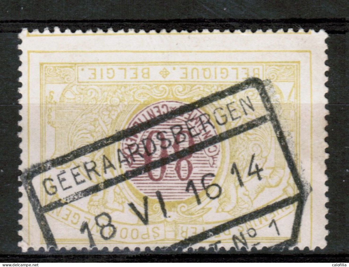 Chemins De Fer TR 39, Obliteration Centrale,GEERAARDSBERGEN GRAMMONT 1 - Used