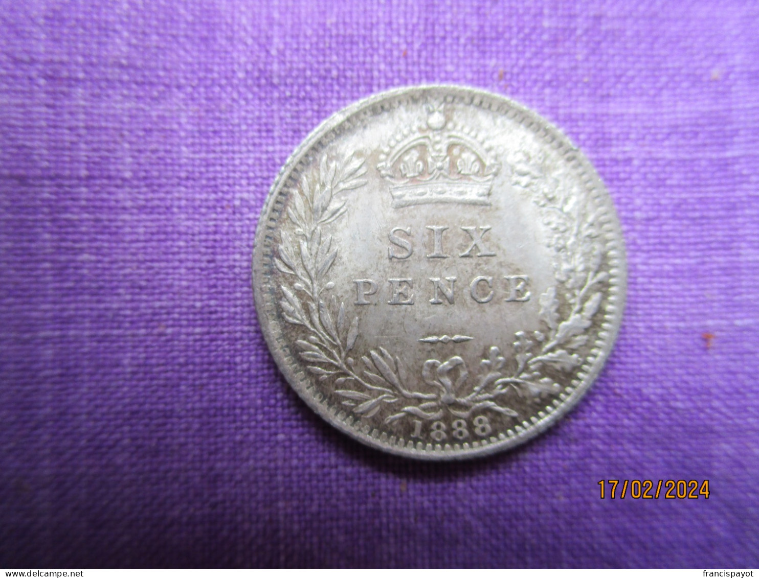 UK Six Pence 1888 - Other & Unclassified