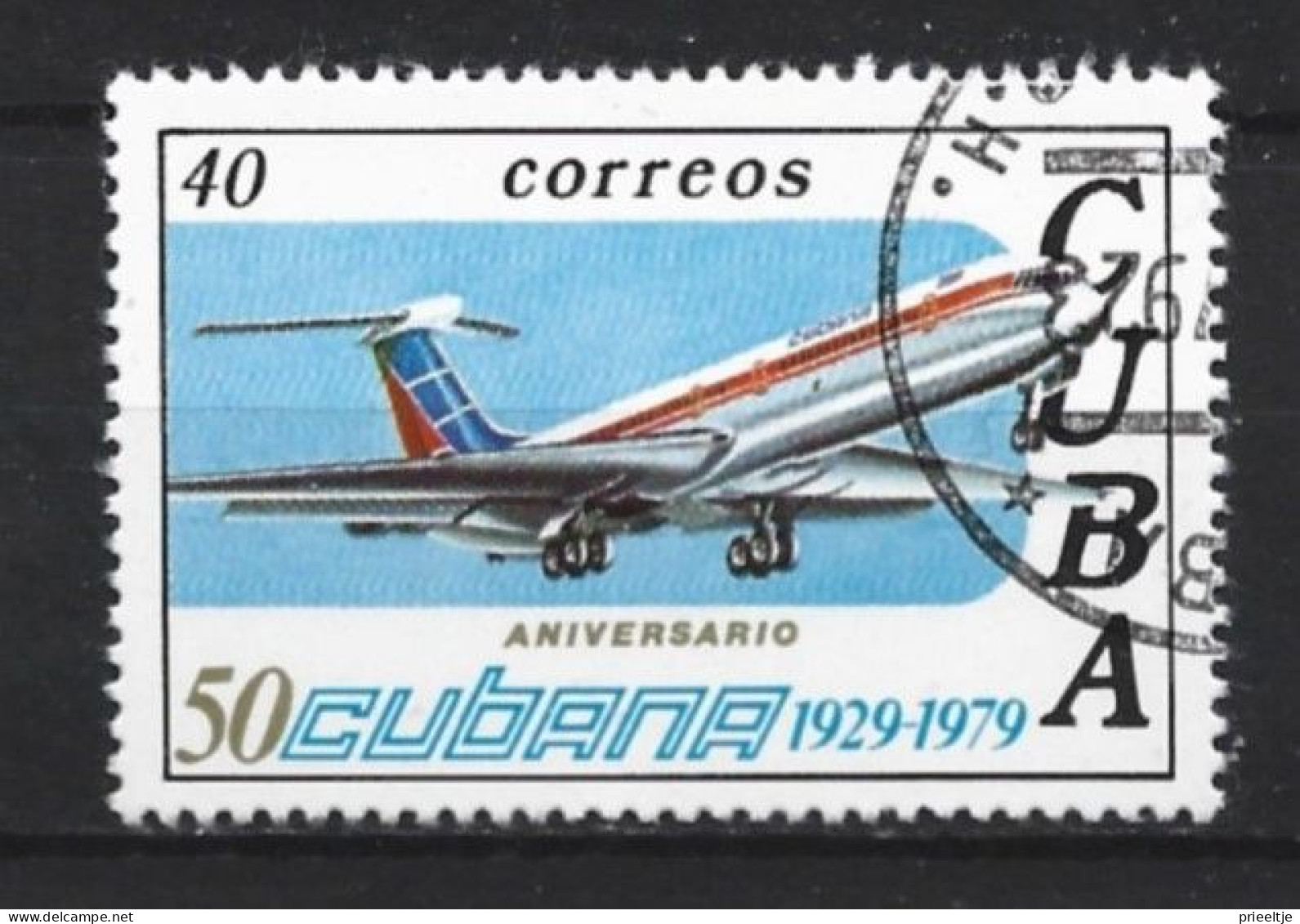 Cuba 1979 Airplane Y.T. 2153 (0) - Usados