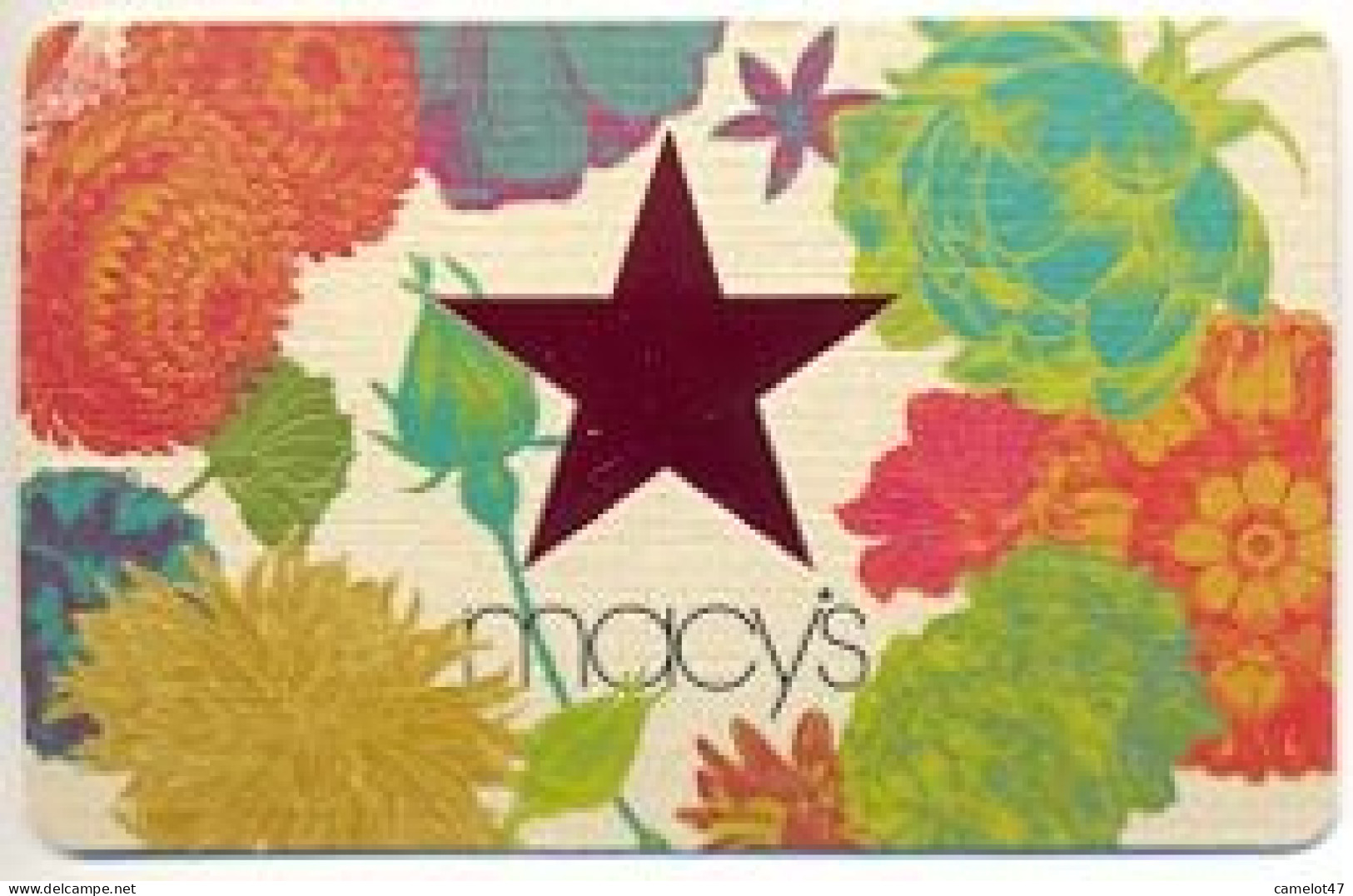 Macy's, U.S.A., Carte Cadeau Pour Collection, Sans Valeur # Macys-123 - Treuekarten