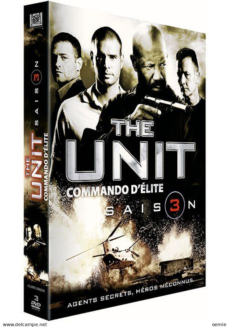 THE UNIT COMMANDO D' ELITE     L 'INTEGRAL DE LA SAISON  3  (3  DVD  ) 3 EPISODES DE 45 Mm - Action, Aventure