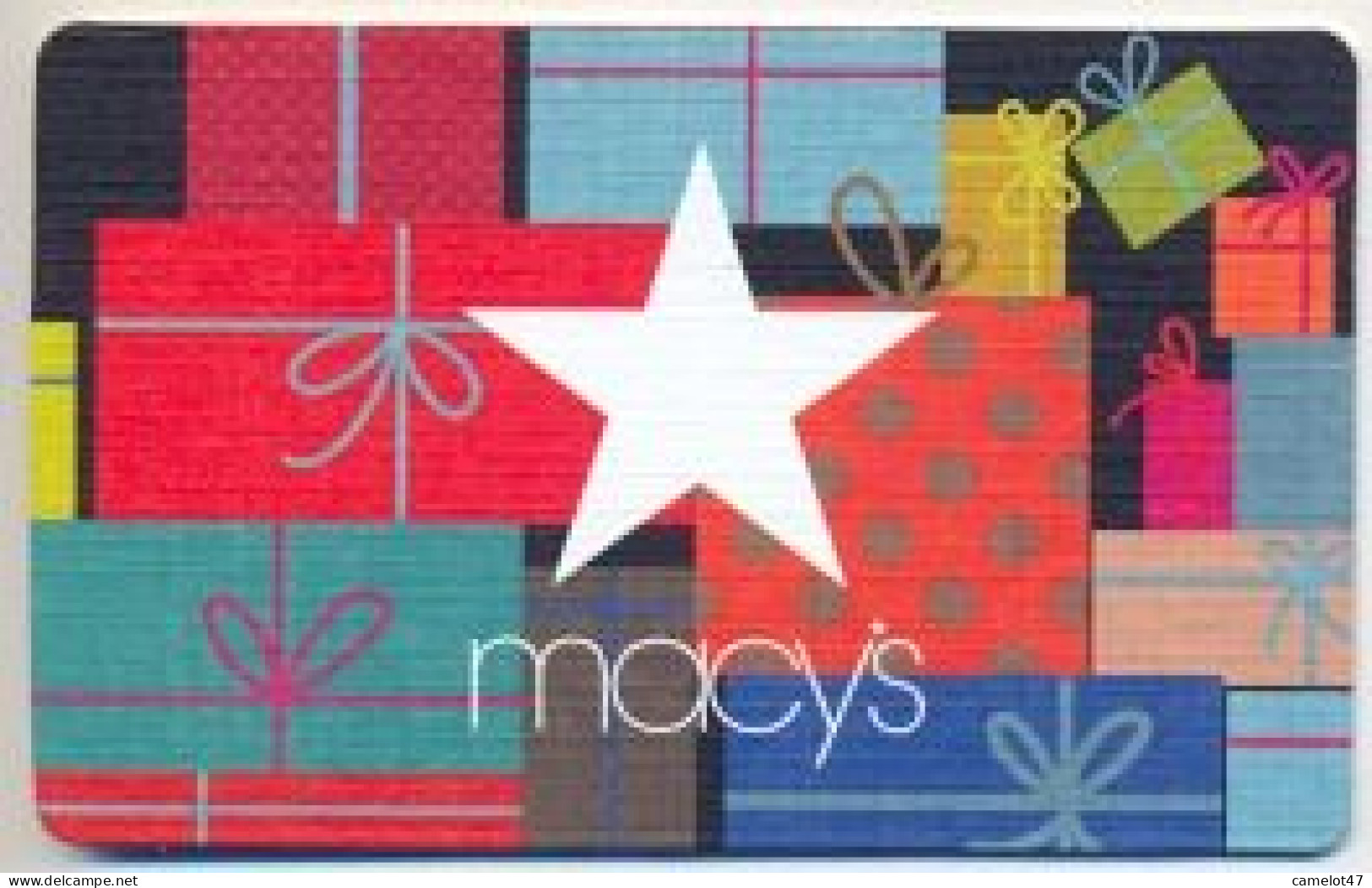 Macy's, U.S.A., Carte Cadeau Pour Collection, Sans Valeur # Macys-124 - Gift And Loyalty Cards