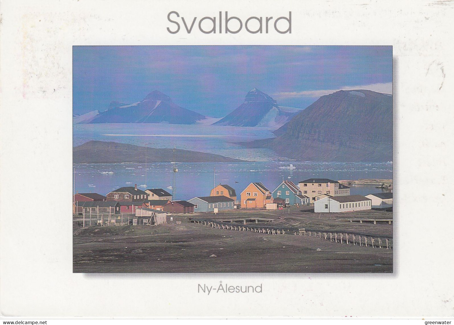 Norway Arctic Heli Flight From Polarstern To Polarstern 2.09.1998 Postcard  (JS163) - Vols Polaires