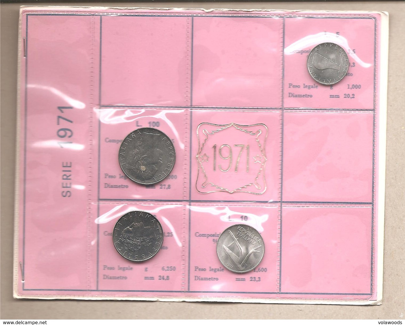 Italia - Serie Annuale In Confezione FDC 4 Monete - 1971 - Mint Sets & Proof Sets
