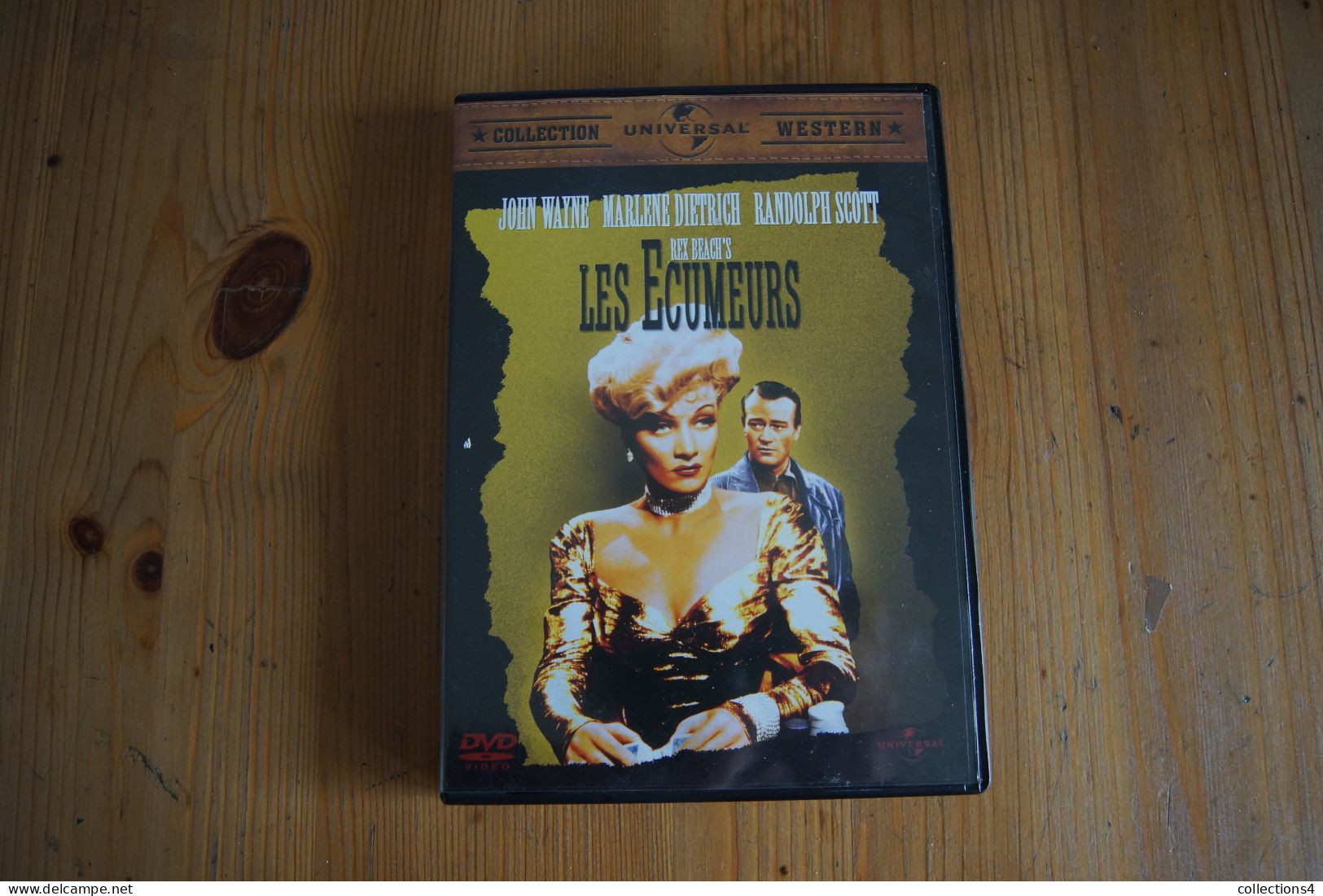 LES ECUMEURS JOHN WAYNE MARLENE DIETRICH RANDOLPH SCOTT DVD FILM DE 1939 - Western