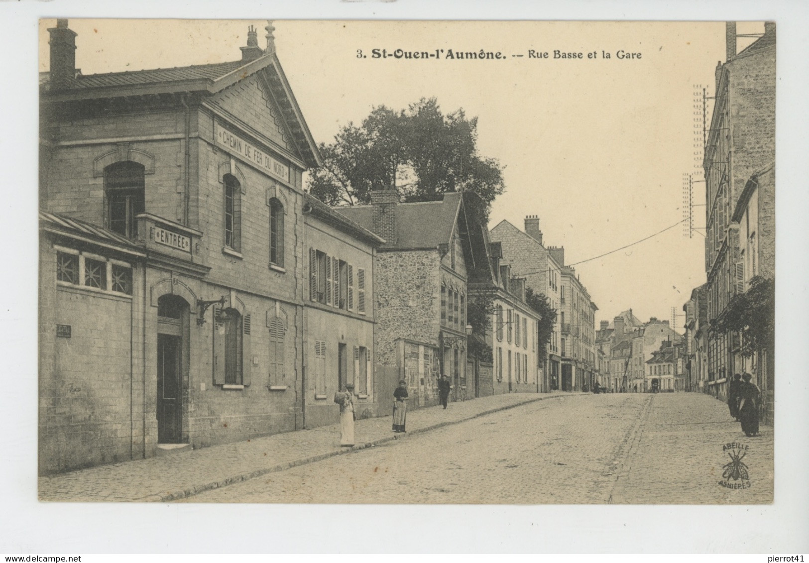 SAINT OUEN L'AUMONE - Rue Basse Et La Gare - Saint-Ouen-l'Aumône