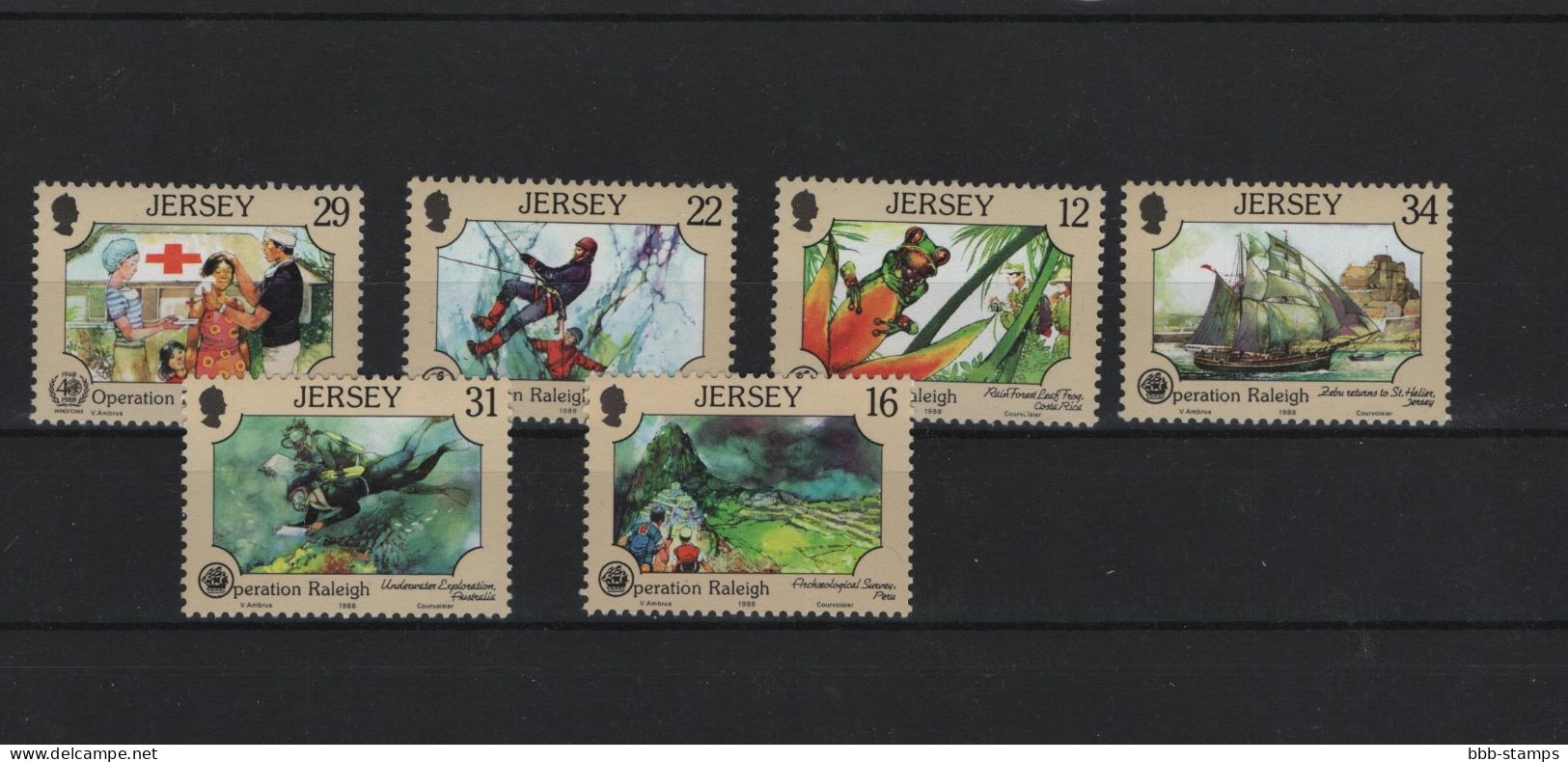 Jersey Michel Cat.No. Mnh/** 447&452 - Jersey