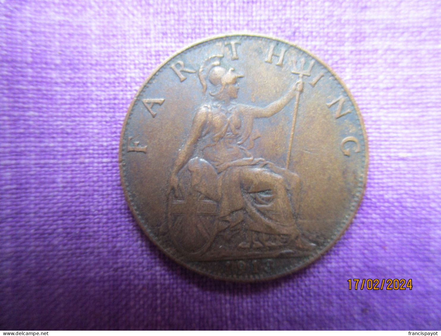 Great Britain: Farthing 1913 - B. 1 Farthing