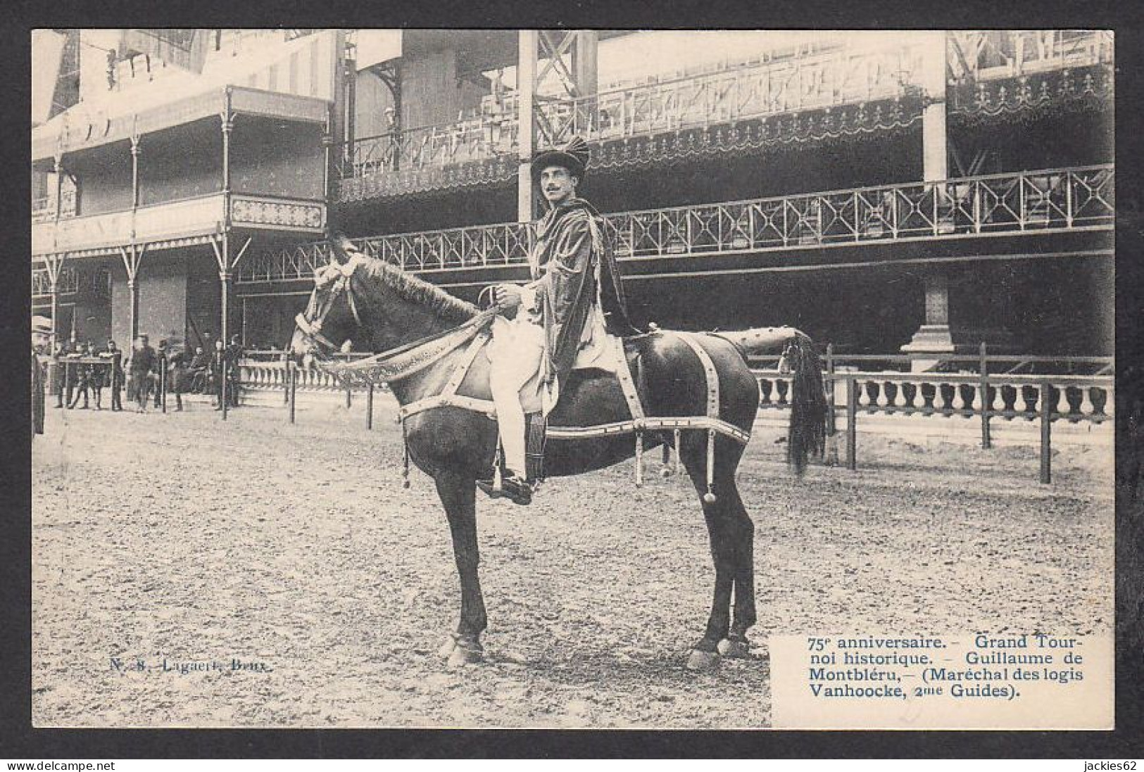 104167/ BRUXELLES, *75e Anniversaire De L'Indépendance Belge, Grand Tournoi Historique*, Guillaume De Montbléru - Fêtes, événements