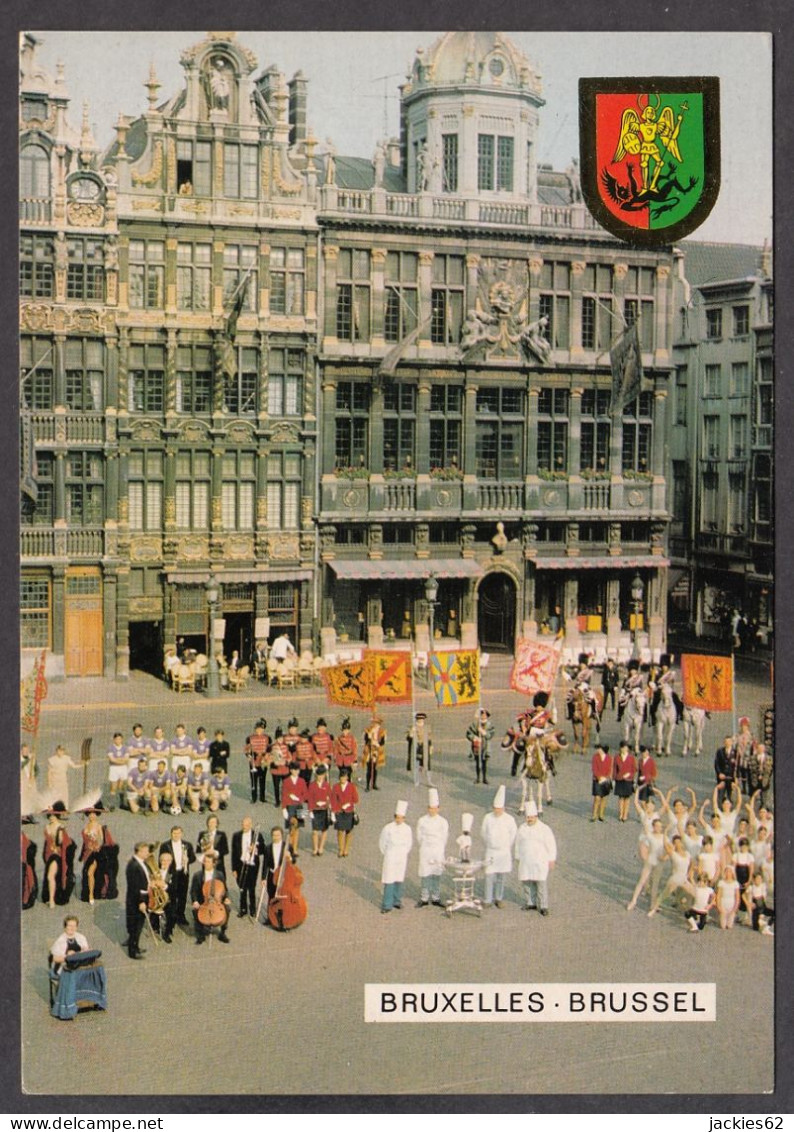 104166/ BRUXELLES, Grand'Place, Manifestation Folklorique - Feesten En Evenementen