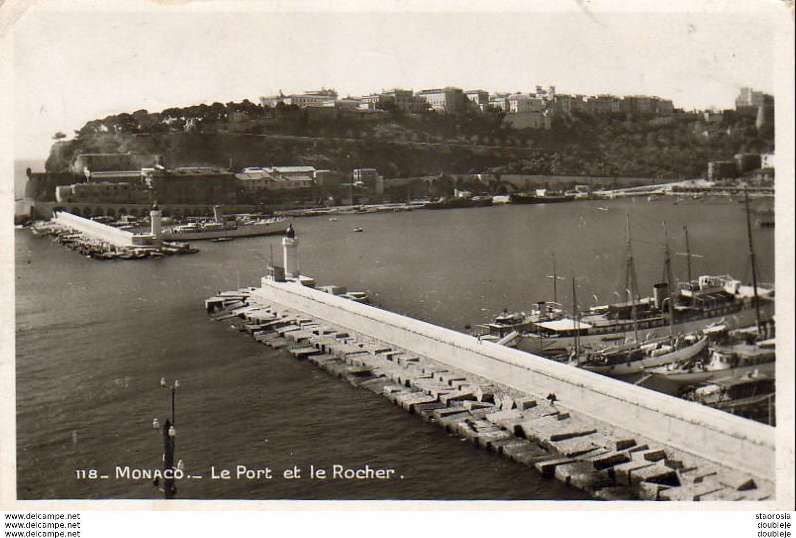 MONACO  Le Port Et Le Rocher - Hafen