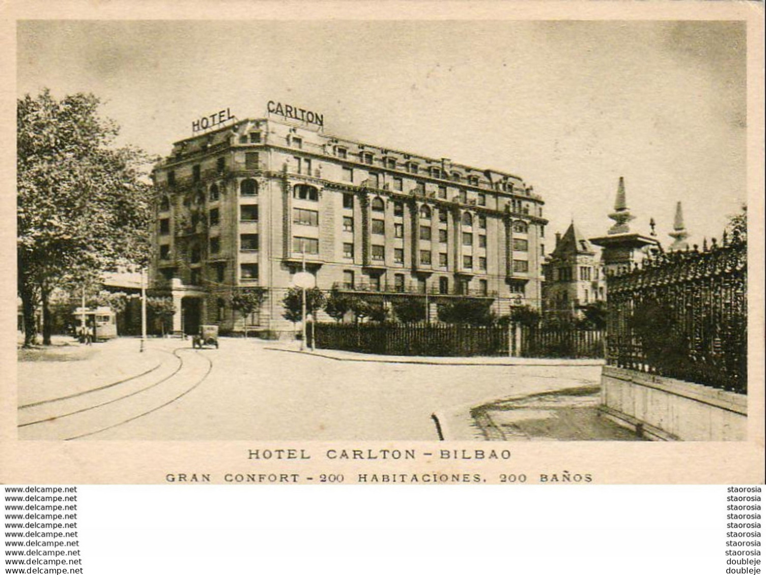 ESPAGNE  BILBAO VvIZCAYA)  HOTEL CARLTON - Vizcaya (Bilbao)