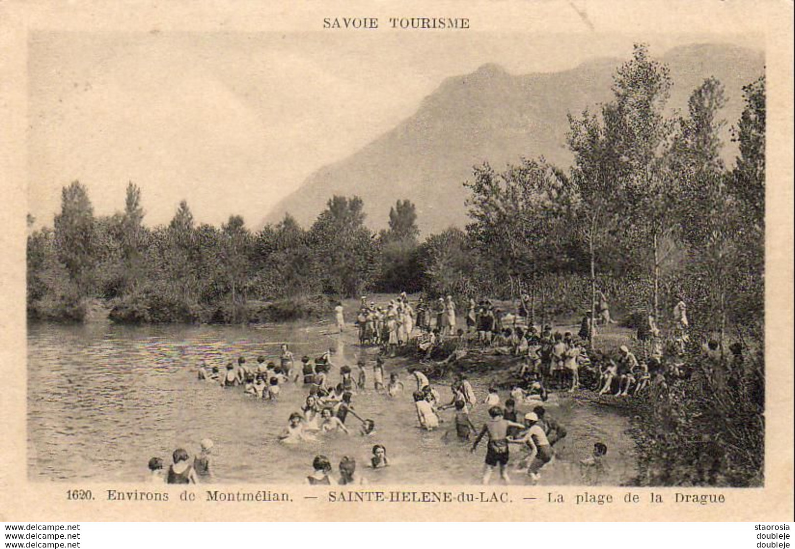 D73   Environs De MONTMÉLIAN  SAINTE HÉLÈNE DU LAC  La Plage De La Drague - Montmelian