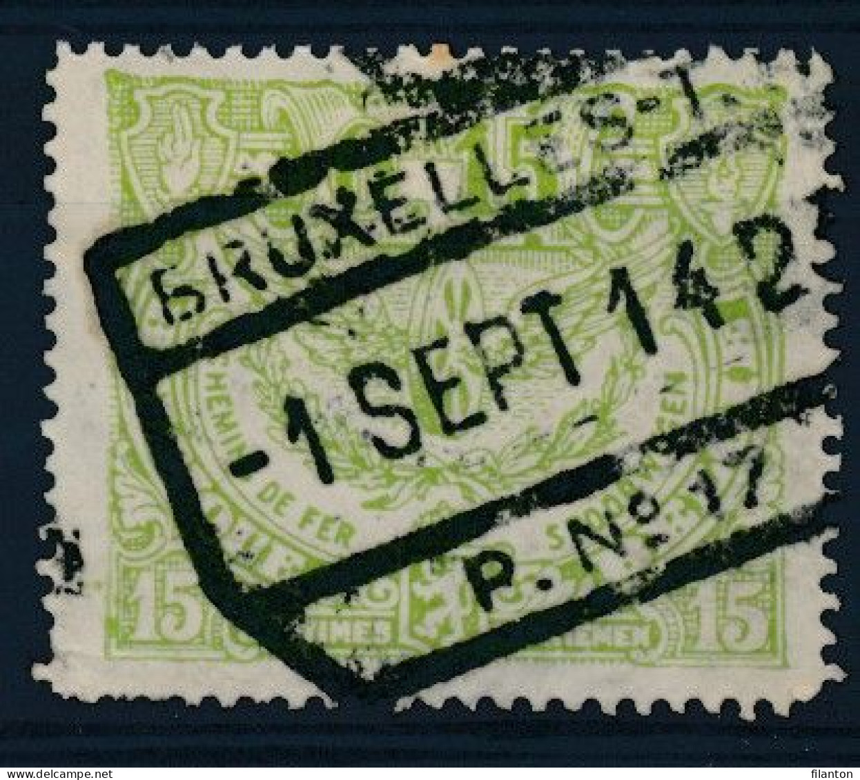 TR  101 -  "BRUXELLES-T.T. - P. Nr 17" - (ref. 37.419) - Oblitérés