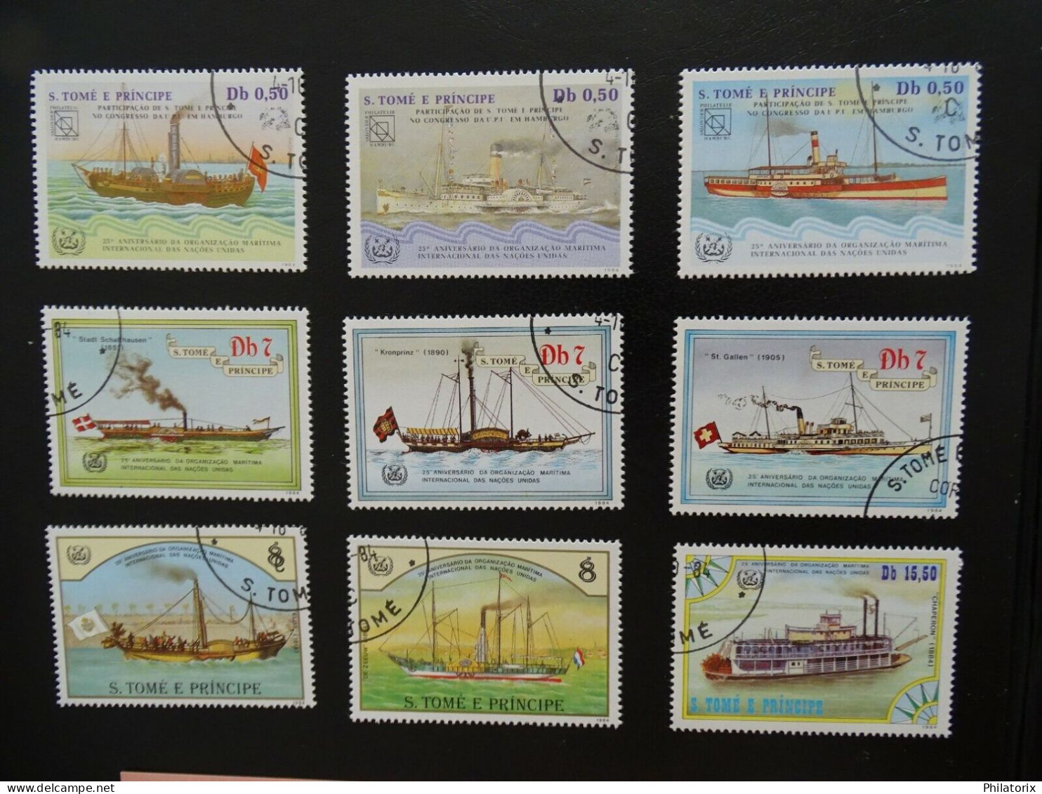Sao Tome Und Principe Mi 906-923 + Block 151, 152, 153 , Schiffe , Gestempelt - Sao Tome Et Principe