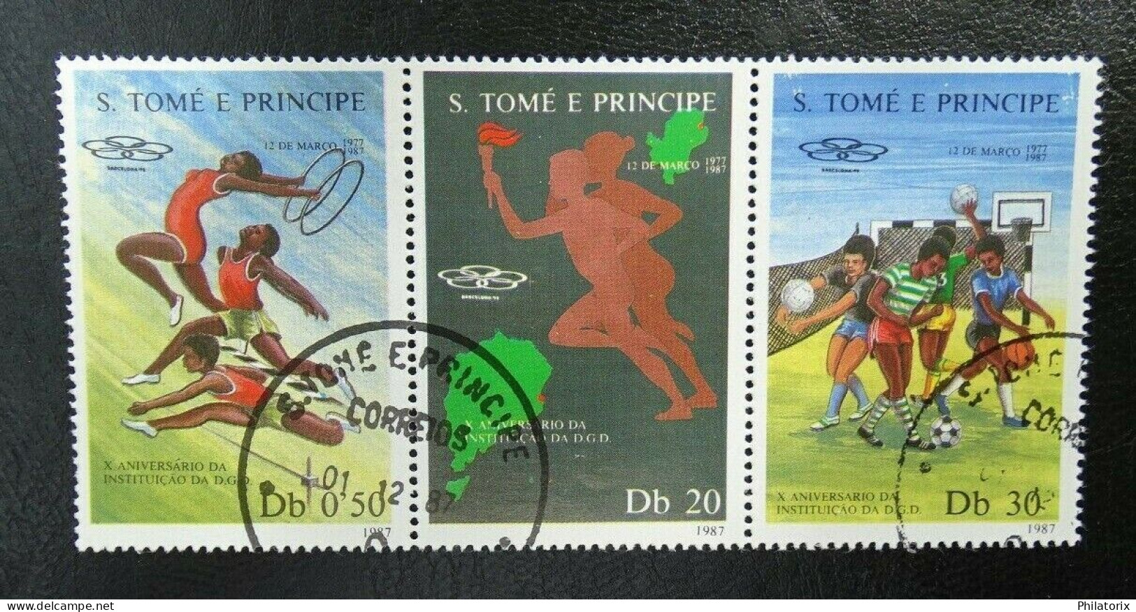 Sao Tome Und Principe Mi 1005-1007 , Sport , Gestempelt - Sao Tome Et Principe