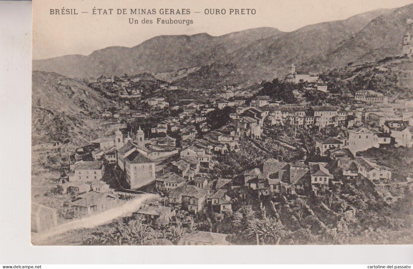 Etat De Minas Geraes - Ouro Preto - Un Des Faubourgs  NO VG - Belo Horizonte