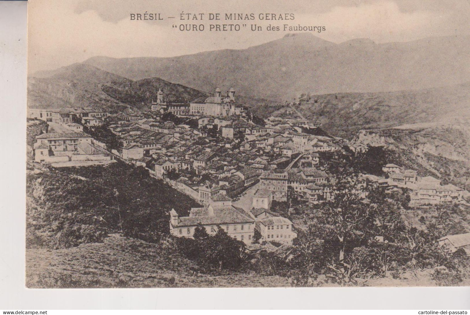 Etat De Minas Geraes - Ouro Preto - Un Des Faubourgs  NO VG - Belo Horizonte