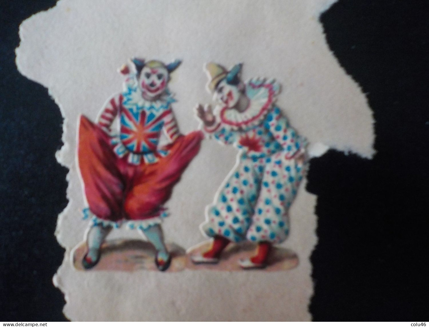 1900 Découpis 2 Clowns Cirque - Ragazzi