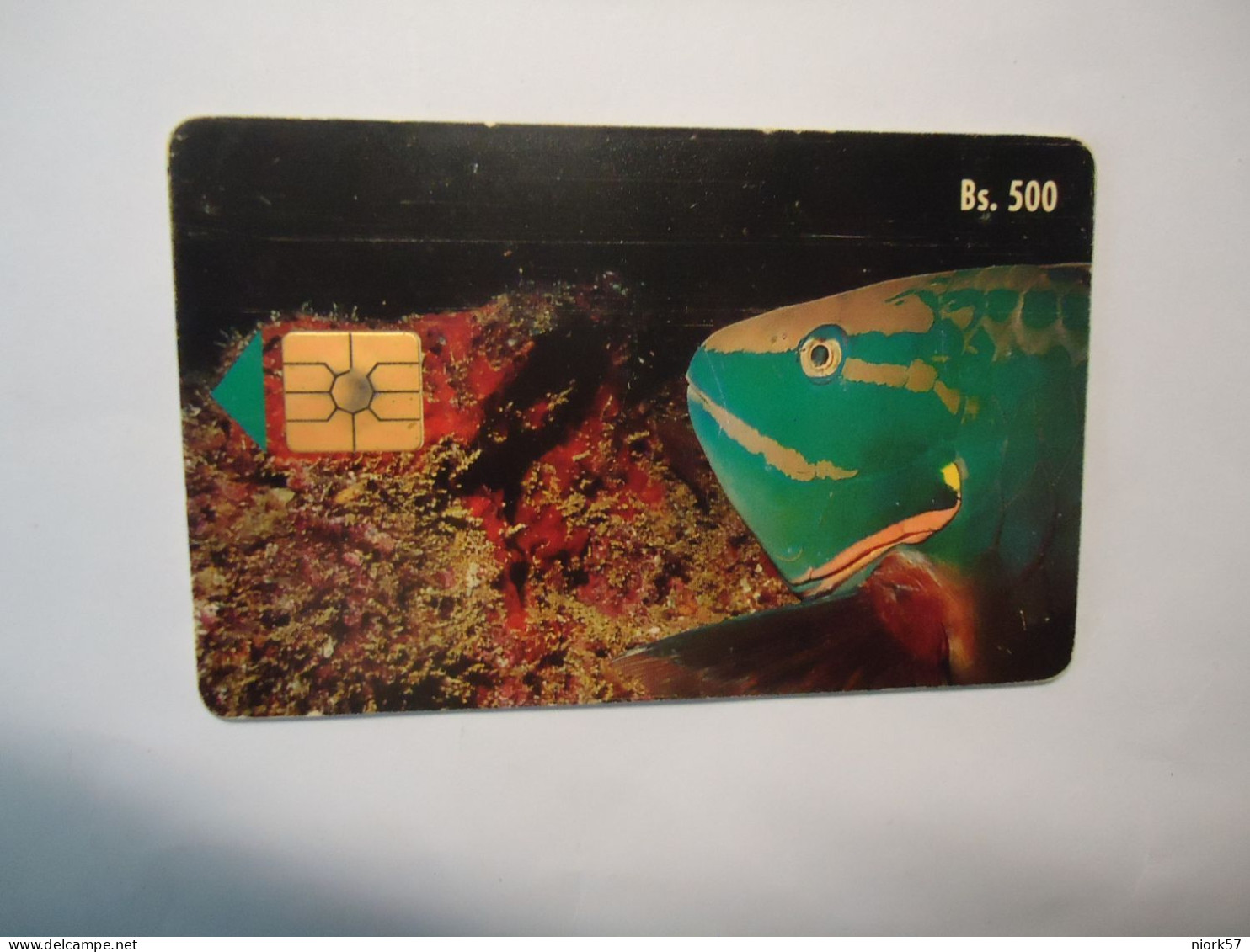 VENEZUELA   USED  CARDS  FISH FISHES  MARINE LIFE - Peces