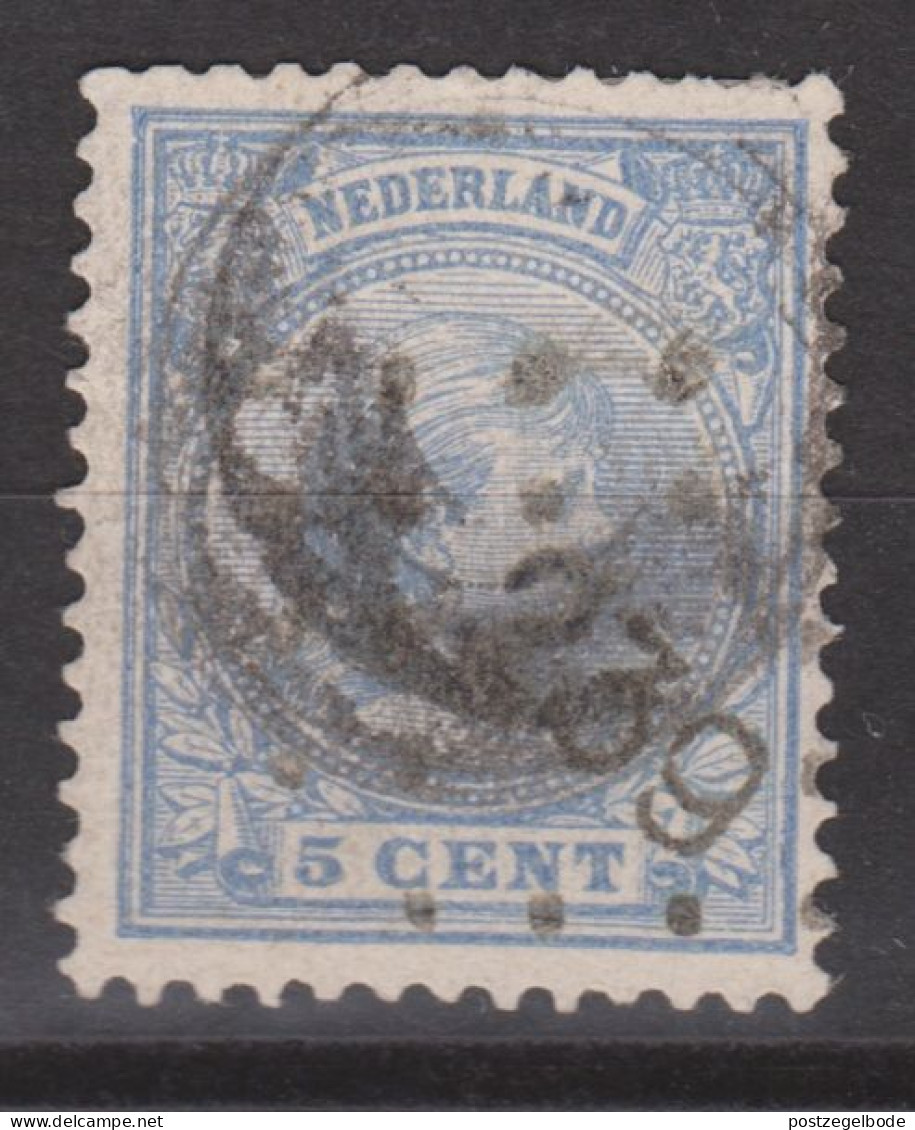 NVPH Nederland Netherlands Pays Bas Niederlande Holanda 35 CANCEL BORNE Puntstempel 239 : Wilhelmina 1891 ZELDZAAM - Oblitérés