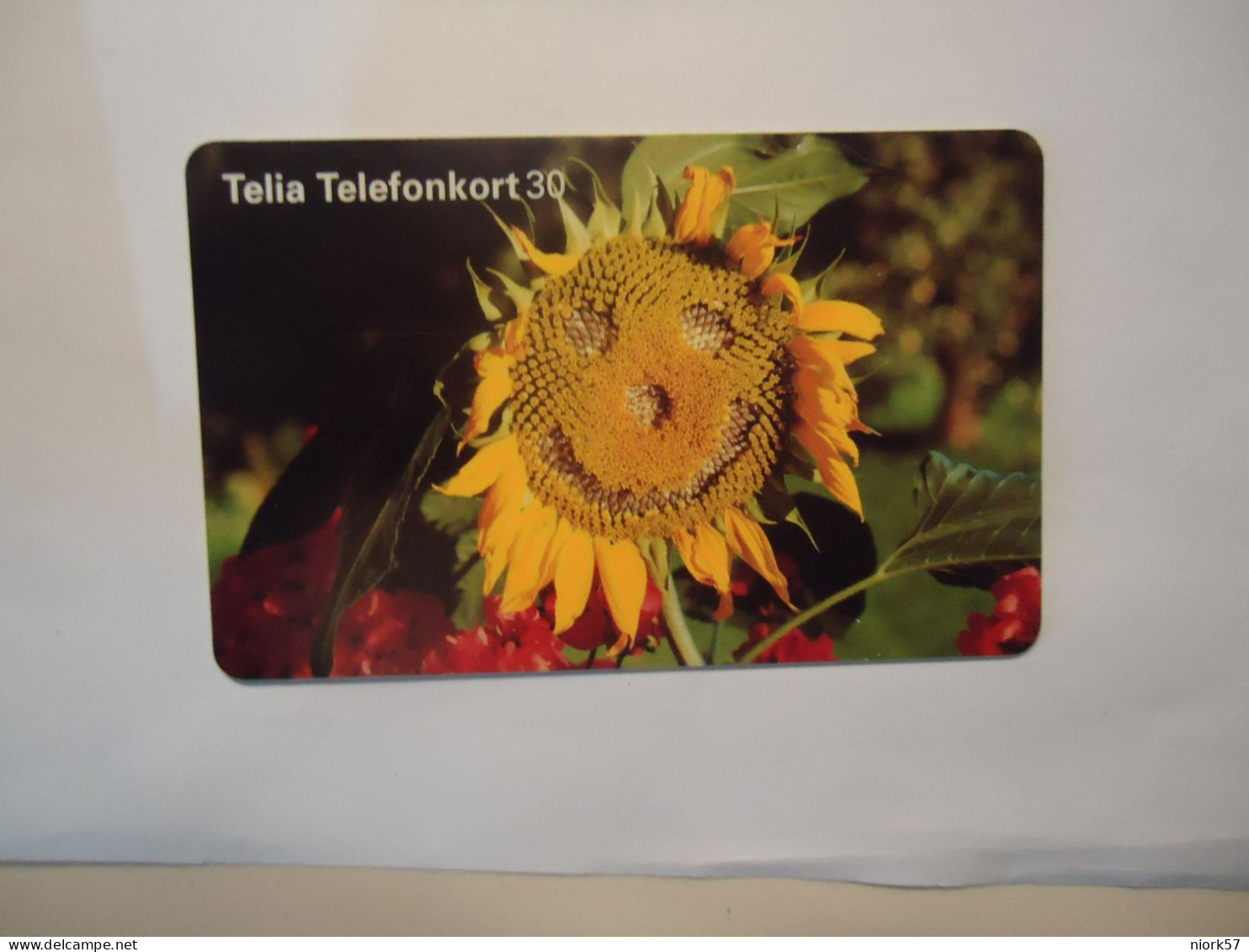 SWEDEN  USED  CARDS  FLOWERS PLANTS - Flores