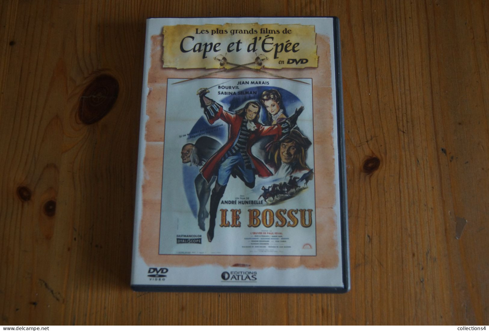 LE BOSSU JEAN MARAIS BOURVIL SABINA SELMAN  DVD FILM DE ANDRE HUNEBELLE DE 1959 - Action, Aventure