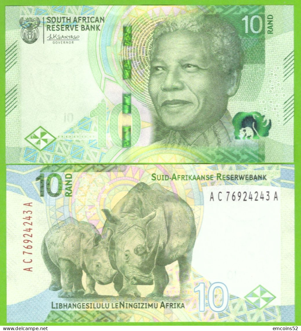 SOUTH AFRICA 10 RAND ND 2023 P-W148 UNC - South Africa