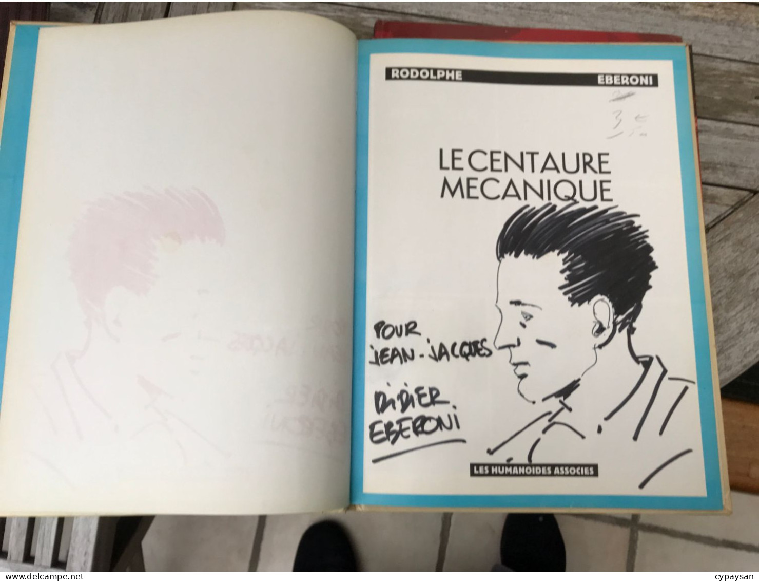 Le Centaure Mécanique 1 RARE EO DEDICACE BE Humanoïdes Associés 01/1982 Rodolphe Eberoni (BI3) - Dediche