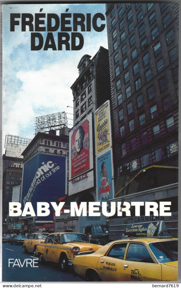 Livre   Baby  Meurtre  Par Frederic Dard - Roman Noir