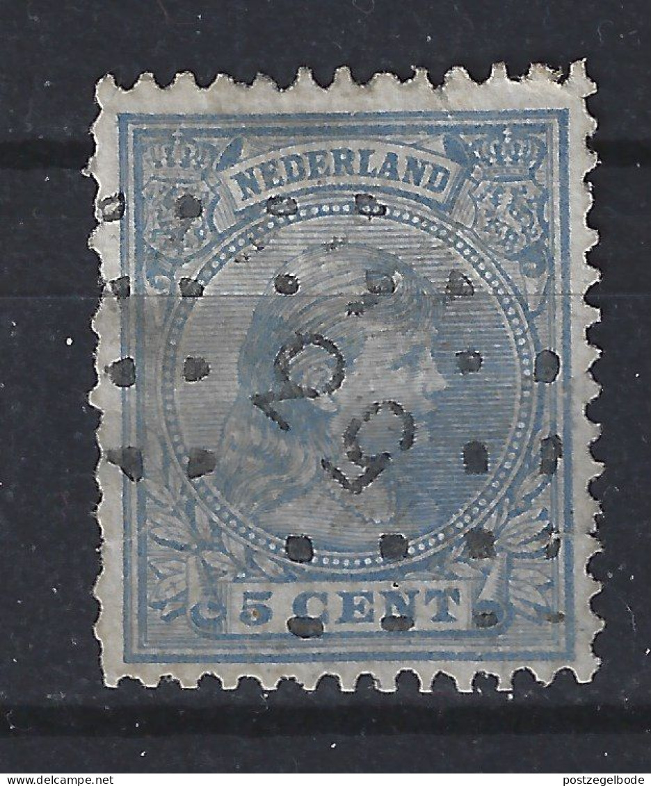 NVPH Nederland Netherlands Pays Bas Niederlande Holanda 35 CANCEL DEL HELDER Puntstempel 53; Wilhelmina 1891 - Usati