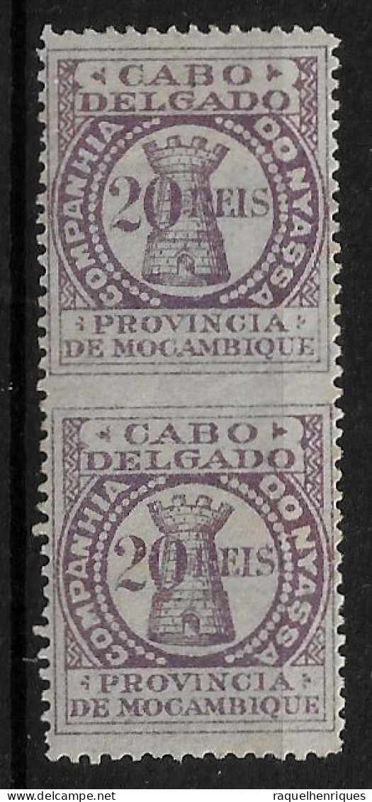 CABO DELGADO MOZAMBIQUE STAMP NOT ISSUED - PAIR MH (NP#70-P16-L7) - Nuevos