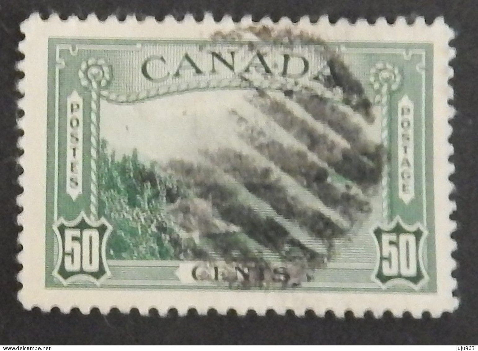 CANADA YT 200 OBLITERE "PORT DE VANCOUVER" ANNÉE 1938 - Oblitérés