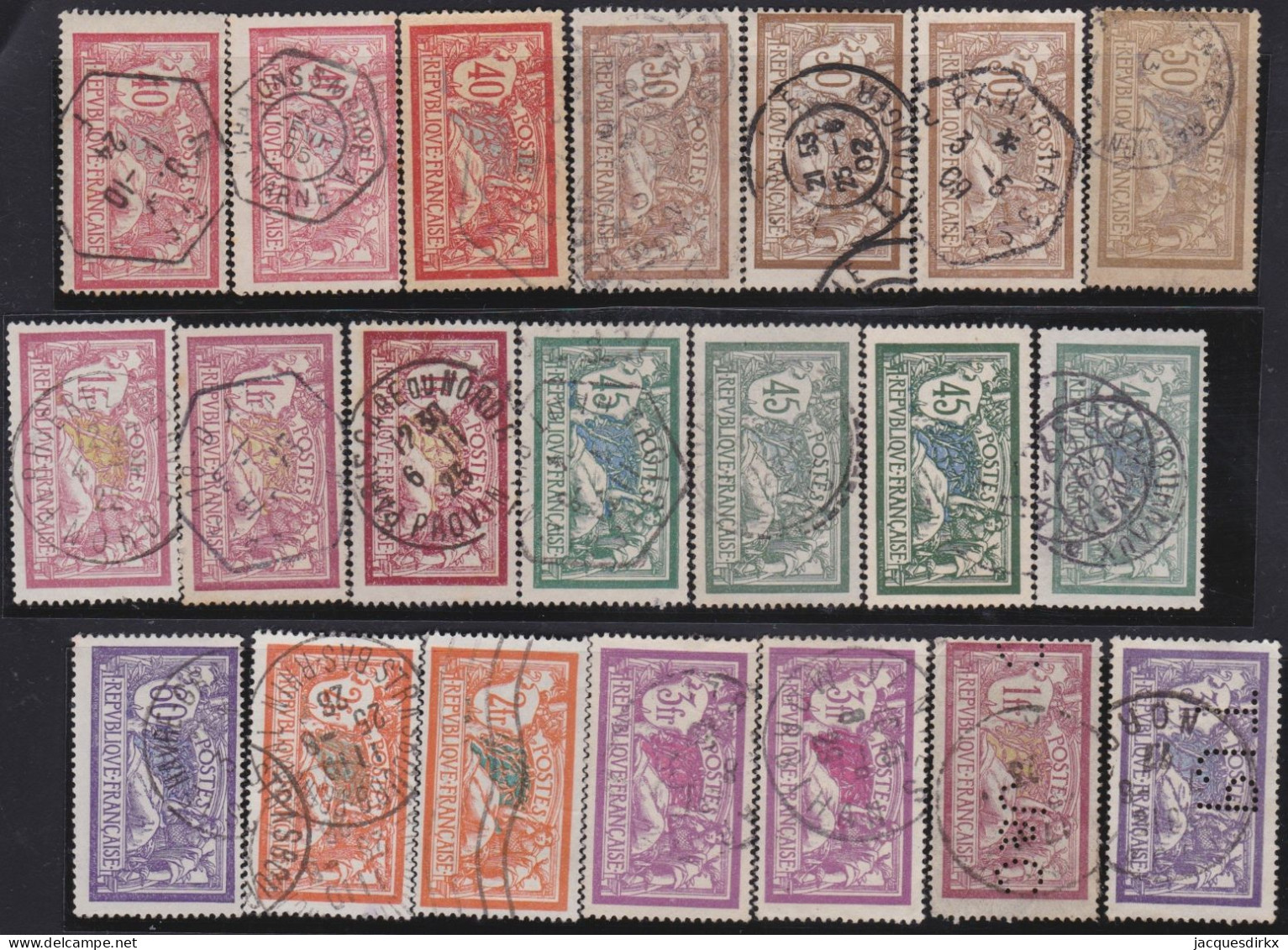 France  .  Y&T   .    21 Timbres      .     O        .     Oblitéré - Used Stamps