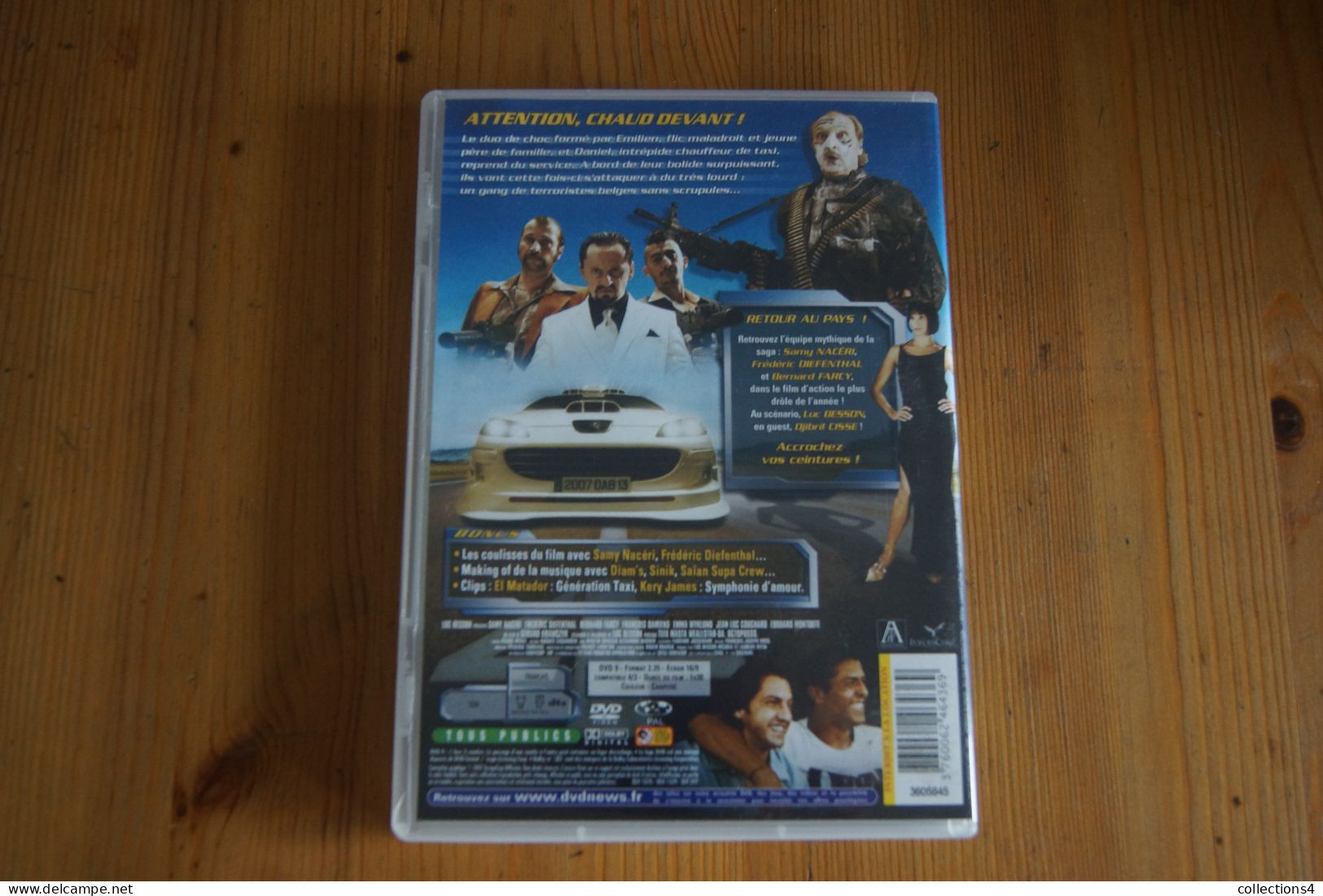 TAXI 4  SAMY NACERI DVD FILM DE LUC BESSON DE 2007 - Action, Aventure