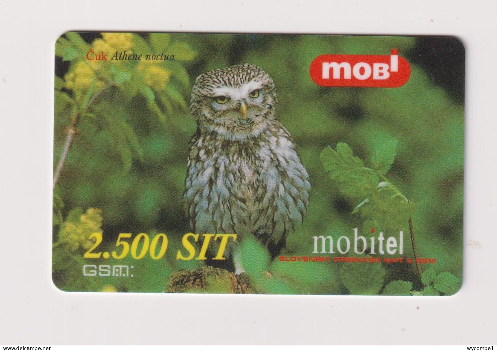 SLOVENIA - Bird Little Owl Remote Phonecard - Slovenia