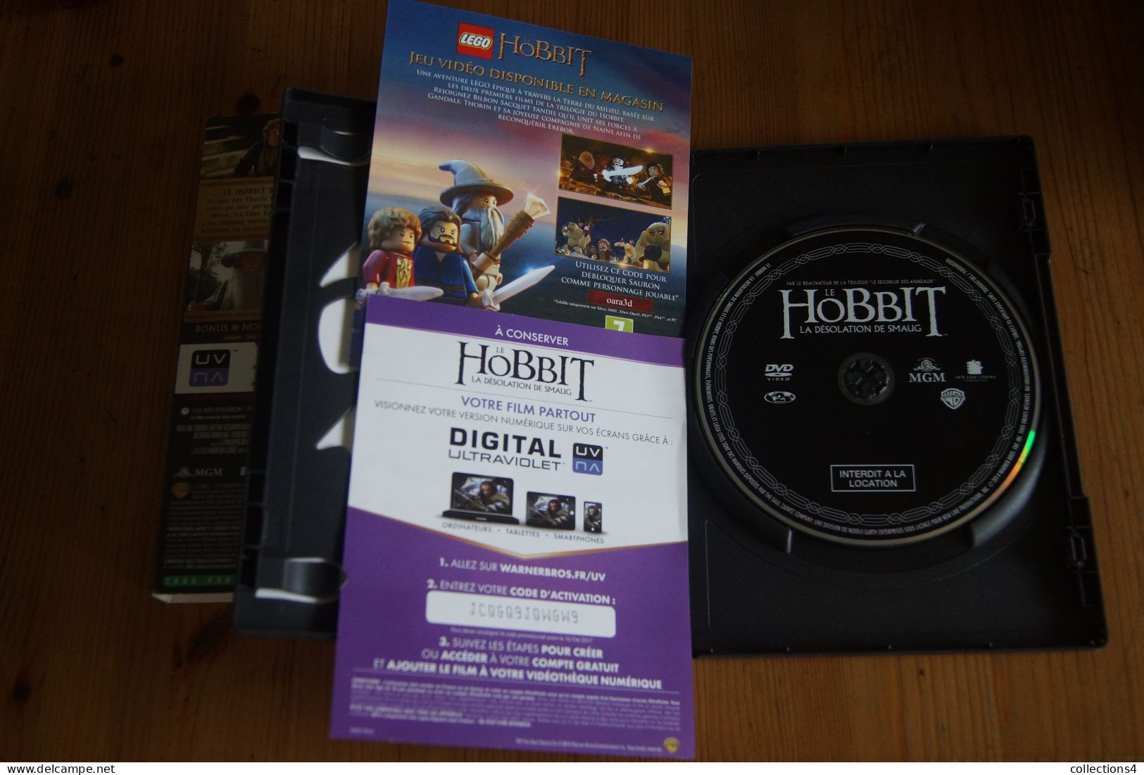 LE HOBBIT LA DESOLATION DE SMAUG  DVD FILM  DE PETER JAKSON DE 2013 - Fantasy