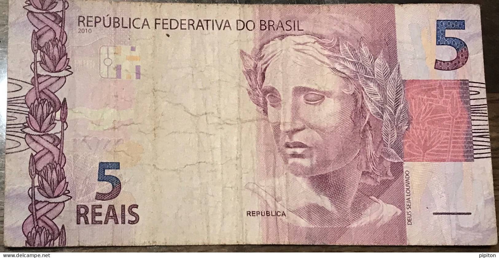 Billet Bresil De 5 Reais 2010 - Brazil