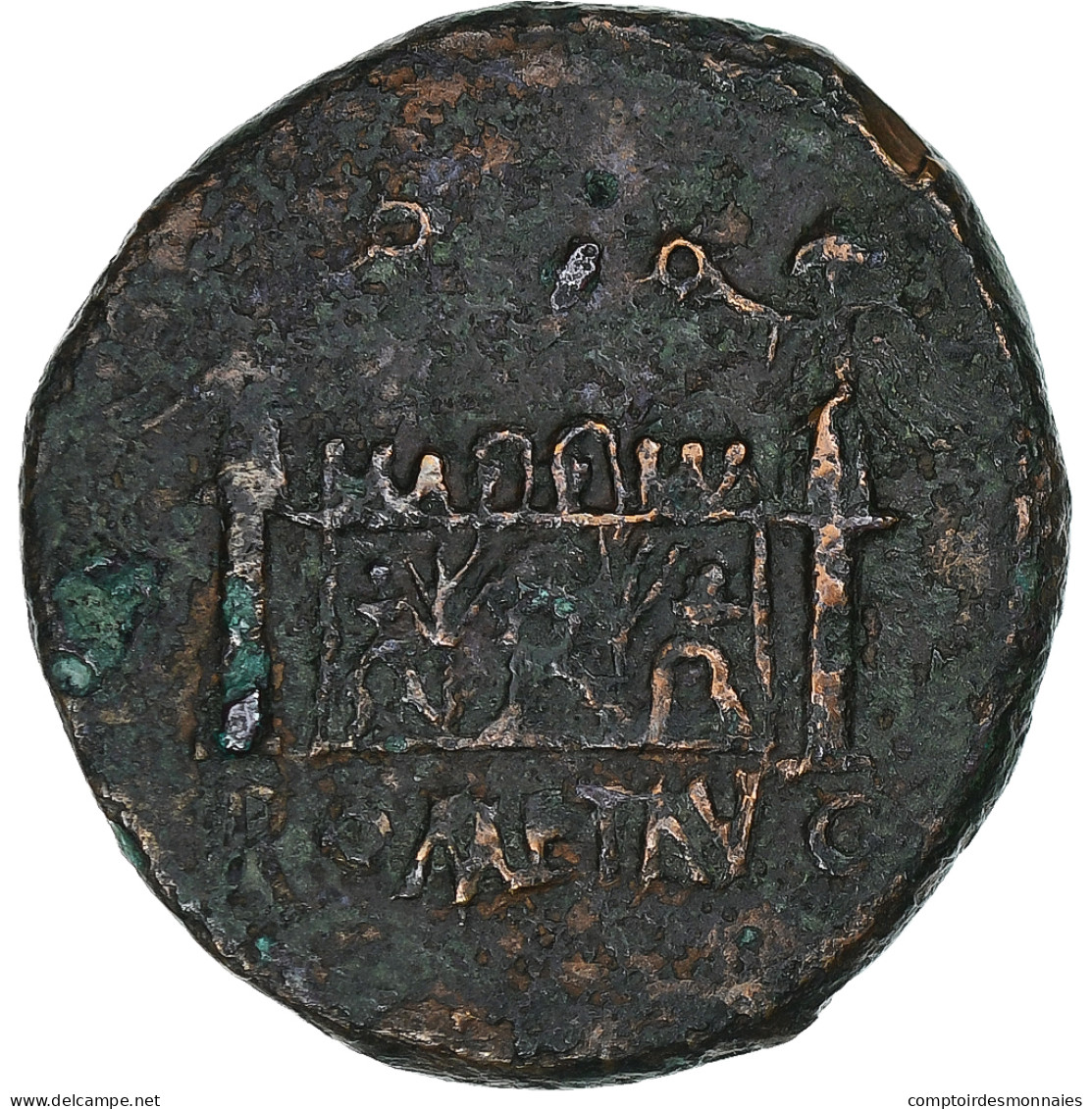 Auguste, As, 10-6 BC, Lugdunum, Bronze, TB+, RIC:230 - Les Julio-Claudiens (-27 à 69)