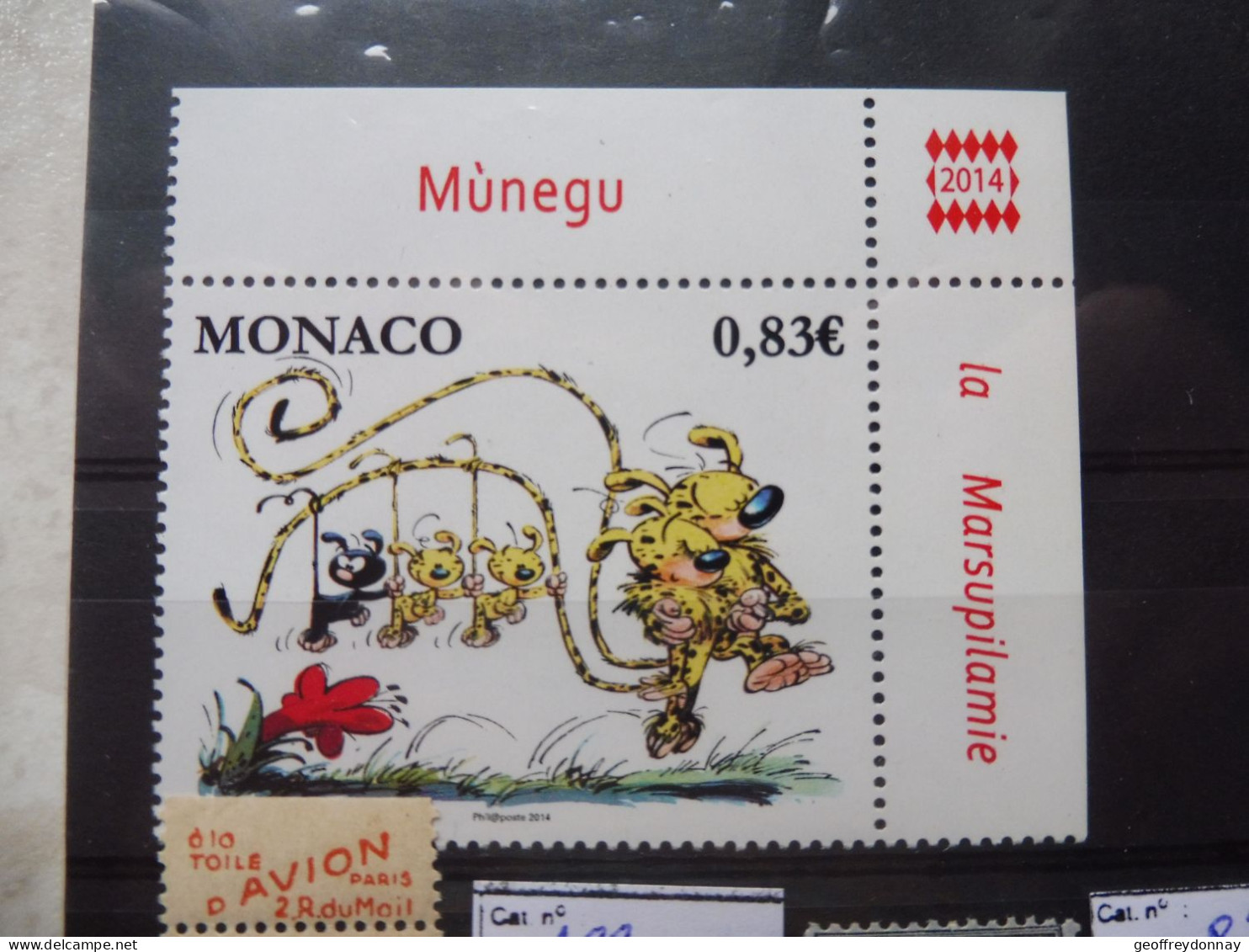 Monaco  Bd Marsupilamie Mnh Neuf ** Parfait Perfect 2014 - Bandes Dessinées