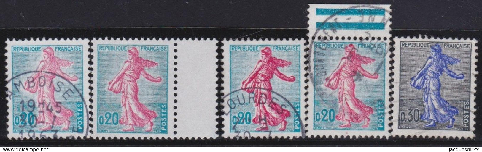 France  .  Y&T   .    5 Timbres  .      .     O  Et  *      .     Oblitéré  Et Neuf - Used Stamps