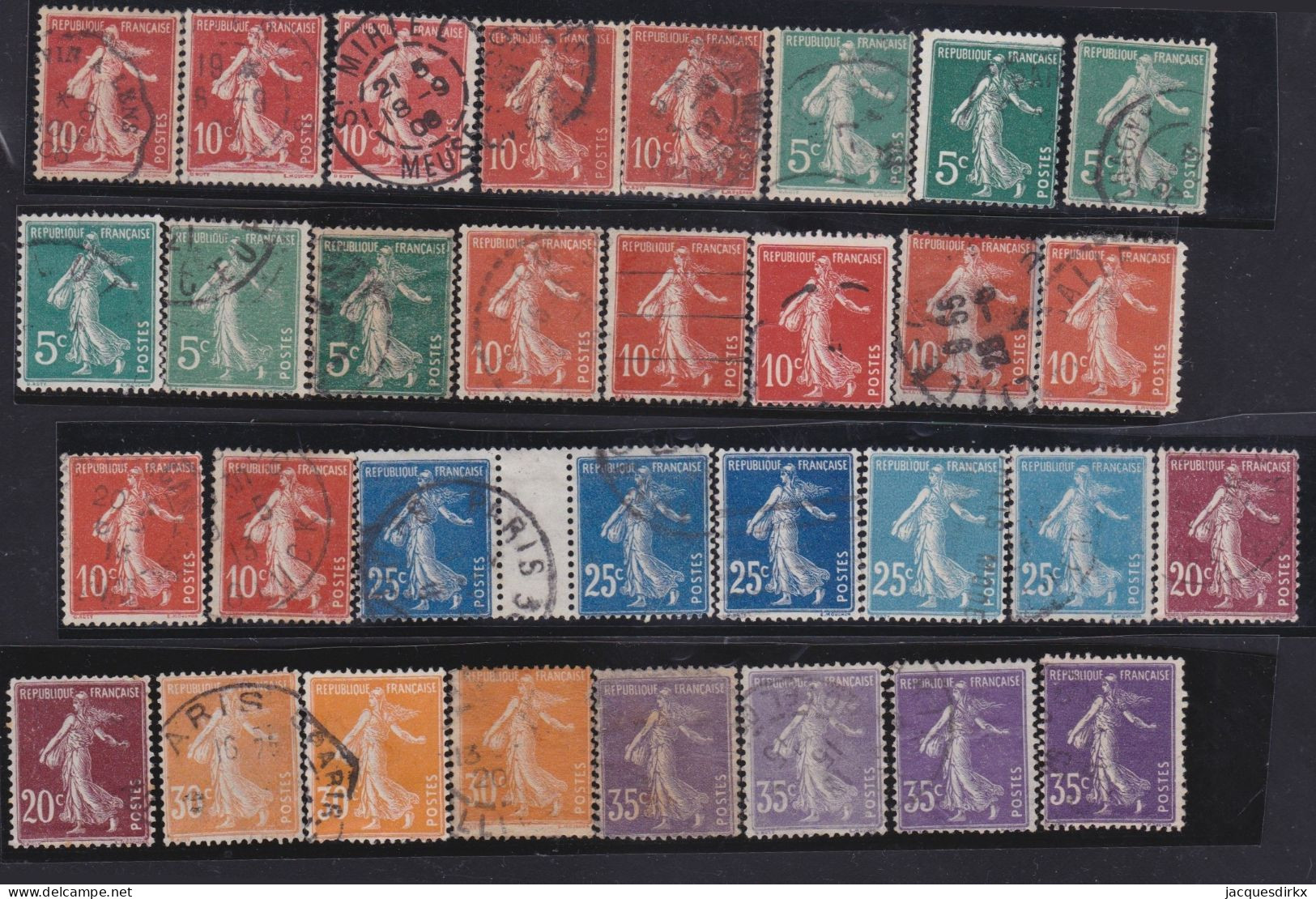 France  .  Y&T   .    32 Timbres     .     O        .     Oblitéré - Used Stamps