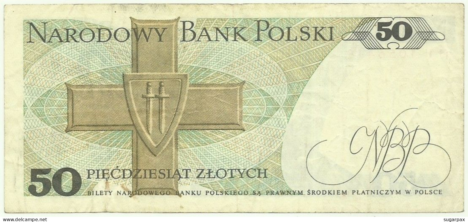 POLAND - 50 Zlotych - 1988 - Pick 142.c - Série HT - Narodowy Bank Polski - Pologne