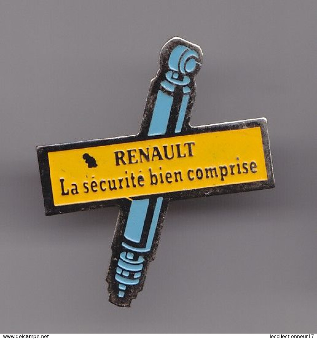 Pin's  Renault La Sécurité Bien Comprise Amortisseur Réf 7218 - Renault