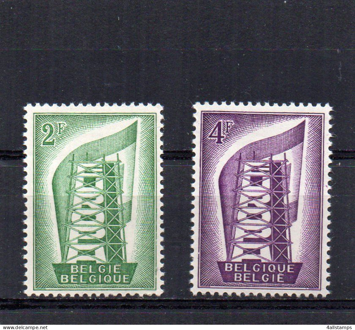 1956 België Mi N°1043/1044 ** : - MNH - NEUF - POSTFRISCH - POSTFRIS - 1956